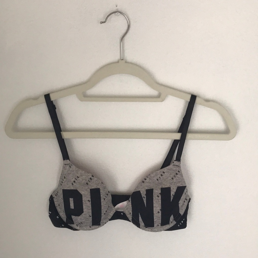 PINK grey bra
